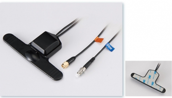 COMBINATION ANTENNA, ADHESIVE MOUNT ANTENNA, GPS/GSM ANTENNA IN CAR