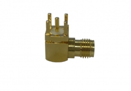 RF Connector, Right Angle SMA JACK for PCB Board