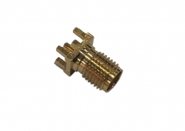 RF Connector, SMA FEMALE PC BOARD MOUNT