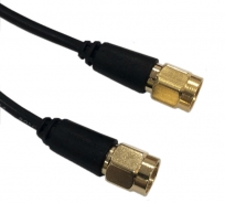 RF Cable Assembly, SMA (M) ST RG174 400mm with SMA (M) ST