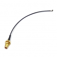 Mini Coaxial Cable Assembly with RF Connector H.FL Ø1.48 127mm SMA F Bulkhead Straight