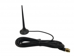 4G Antenna, LTE Antenna, Mag Mount Antenna, 700~960 MHz, 1700~2700 MHz, Base:C05A , Antenna: MT44 with Cable RG-174 2500mm and Connector SMA (M) ST