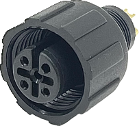 Waterproof Connector M12 5P(F) Plastic
