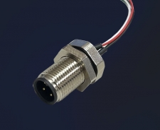 Waterproof Connector M12 4P(M) with Cable